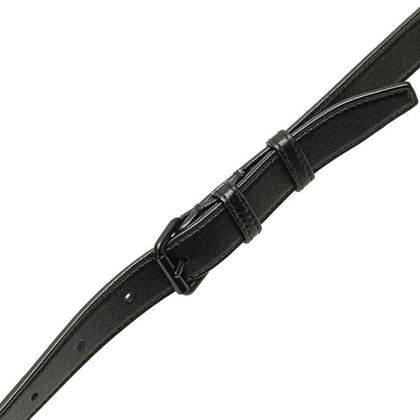 サンローラン ショルダーバッグ ブラック ナイロン レザー レディース SAINT LAURENT 【中古】