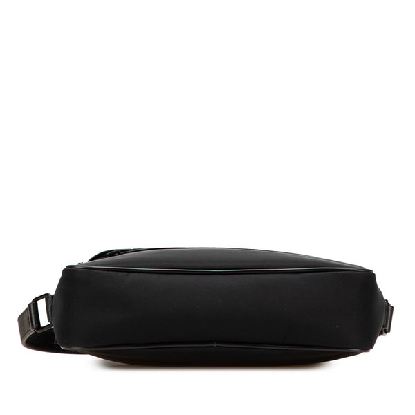サンローラン ショルダーバッグ ブラック ナイロン レザー レディース SAINT LAURENT 【中古】