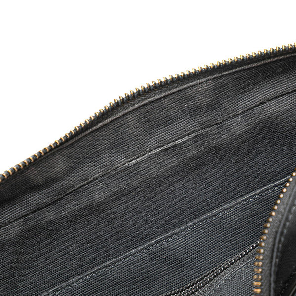 サンローラン ショルダーバッグ ブラック ナイロン レザー レディース SAINT LAURENT 【中古】