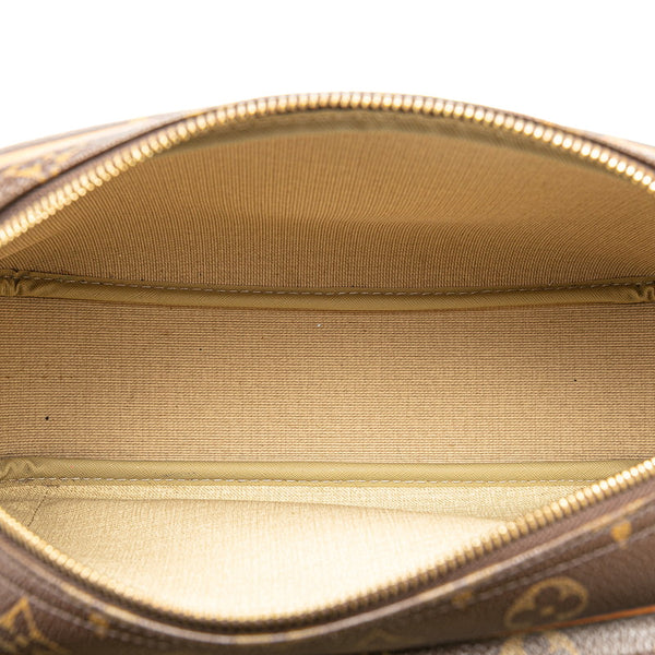 ルイ ヴィトン モノグラム  リポーターPM 斜め掛け ショルダーバッグ  M45254 ブラウン PVC レザー レディース LOUIS VUITTON 【中古】
