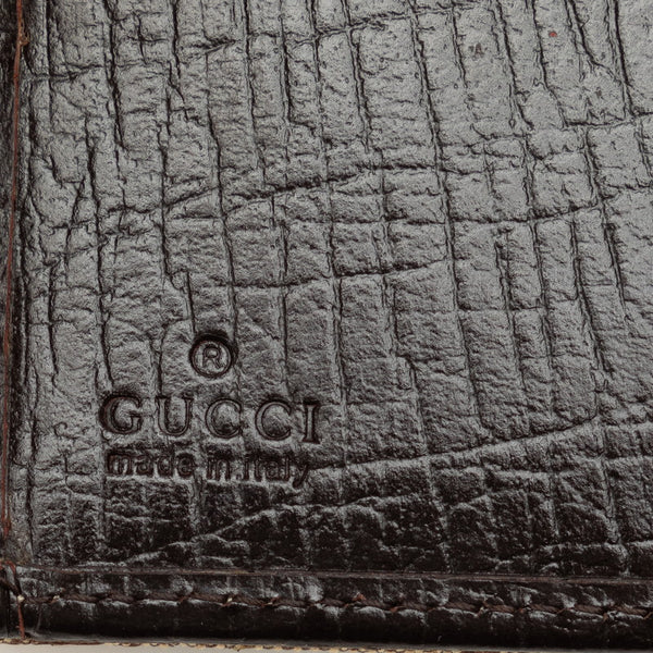 グッチ GGキャンバス ホースビット 長財布 138034 ブラウン マルチカラー キャンバス レザー レディース GUCCI 【中古】