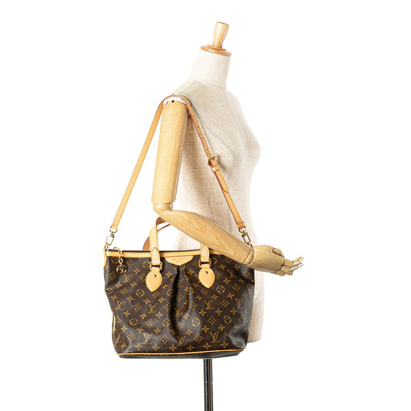 ルイ ヴィトン モノグラム　 パレルモPM ハンドバッグ ショルダーバッグ 2WAY M40145 ブラウン PVC レザー レディース LOUIS VUITTON 【中古】