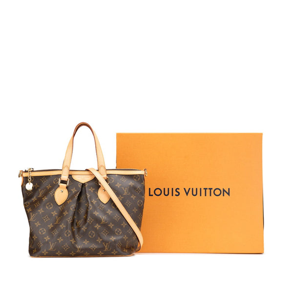 ルイ ヴィトン モノグラム　 パレルモPM ハンドバッグ ショルダーバッグ 2WAY M40145 ブラウン PVC レザー レディース LOUIS VUITTON 【中古】