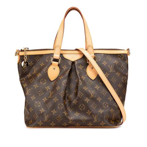 ルイ ヴィトン モノグラム　 パレルモPM ハンドバッグ ショルダーバッグ 2WAY M40145 ブラウン PVC レザー レディース LOUIS VUITTON 【中古】