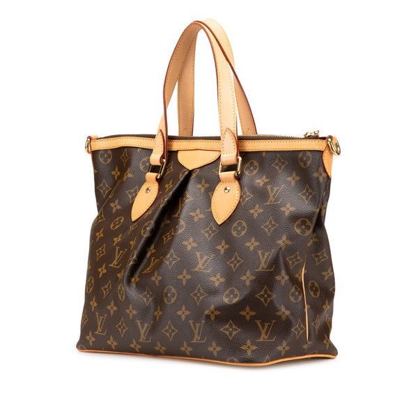 ルイ ヴィトン モノグラム　 パレルモPM ハンドバッグ ショルダーバッグ 2WAY M40145 ブラウン PVC レザー レディース LOUIS VUITTON 【中古】