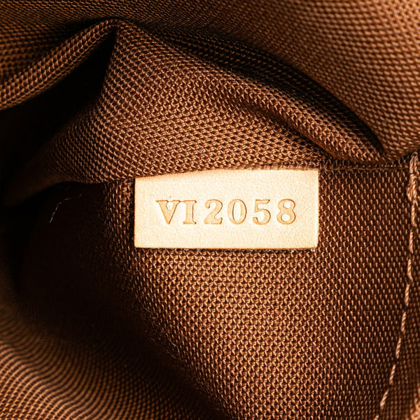 ルイ ヴィトン モノグラム　 パレルモPM ハンドバッグ ショルダーバッグ 2WAY M40145 ブラウン PVC レザー レディース LOUIS VUITTON 【中古】