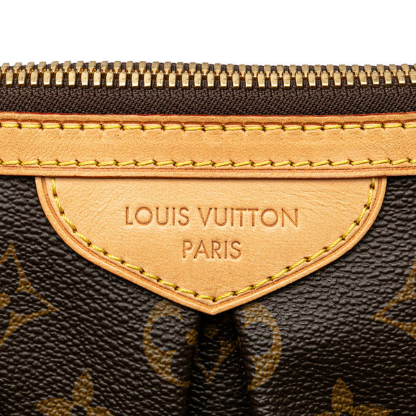 ルイ ヴィトン モノグラム　 パレルモPM ハンドバッグ ショルダーバッグ 2WAY M40145 ブラウン PVC レザー レディース LOUIS VUITTON 【中古】
