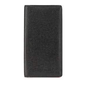 ルイ ヴィトン タイガ ポルトフォイ ユロン 長財布 M30541 ノワール ブラック レザー メンズ LOUIS VUITTON 【中古】