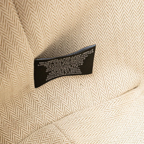 エルメス ブリッドアブラックGM ハンドバッグ オレンジ ブルー キャンバス レディース HERMES 【中古】