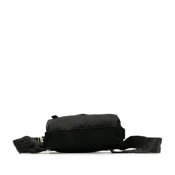 プラダ ボディバッグ ウエストバッグ 2VL977 ブラック ナイロン レディース PRADA 【中古】