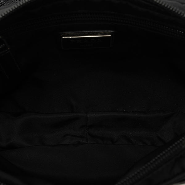 プラダ ボディバッグ ウエストバッグ 2VL977 ブラック ナイロン レディース PRADA 【中古】