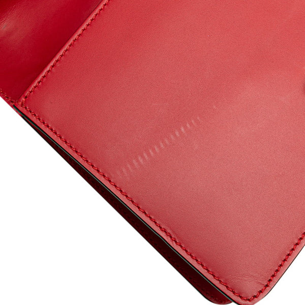 グッチ シルヴィ ワンショルダーバッグ 421882 レッド レザー レディース GUCCI 【中古】