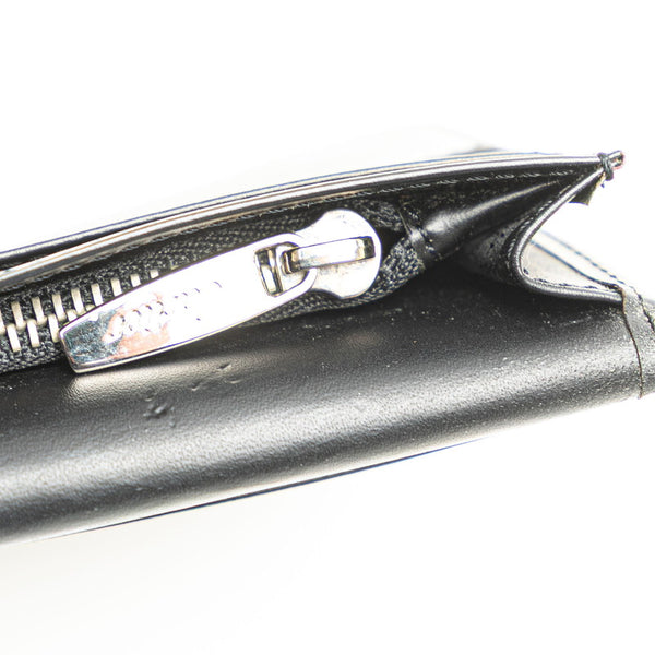 カルティエ マストライン 長財布 ブラック カーフ メンズ CARTIER 【中古】