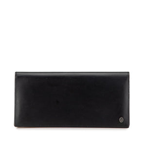 カルティエ マストライン 長財布 ブラック カーフ メンズ CARTIER 【中古】