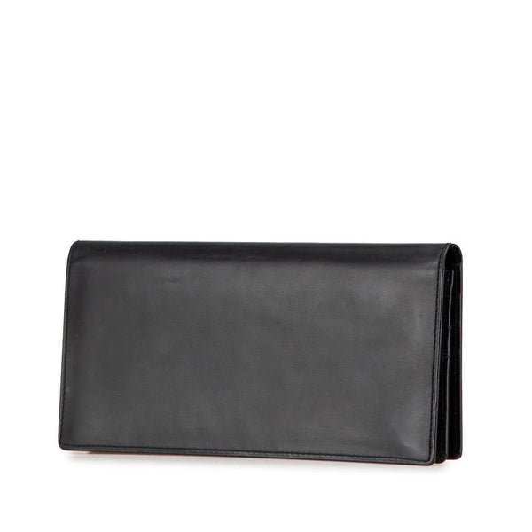 カルティエ マストライン 長財布 ブラック カーフ メンズ CARTIER 【中古】