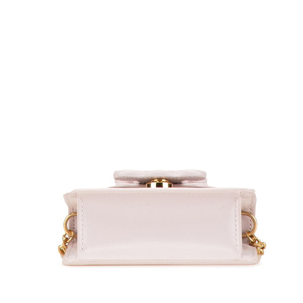 セリーヌ トリオンフ チェーン ショルダーバッグ ピンク レザー レディース CELINE 【中古】