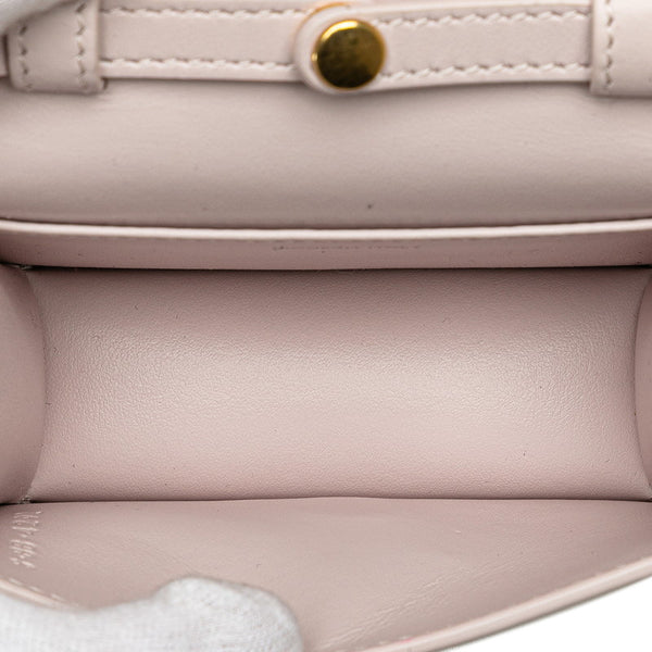 セリーヌ トリオンフ チェーン ショルダーバッグ ピンク レザー レディース CELINE 【中古】