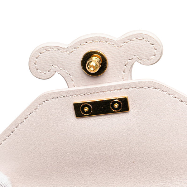 セリーヌ トリオンフ チェーン ショルダーバッグ ピンク レザー レディース CELINE 【中古】
