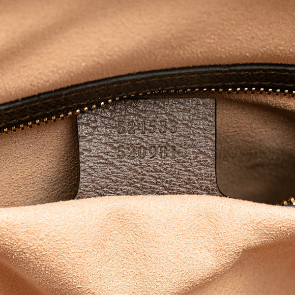 グッチ GGスプリーム シェリーライン オフィディア ハンドバッグ ショルダーバッグ 2WAY 524533 ベージュ ブラウン PVC レザー レディース GUCCI 【中古】