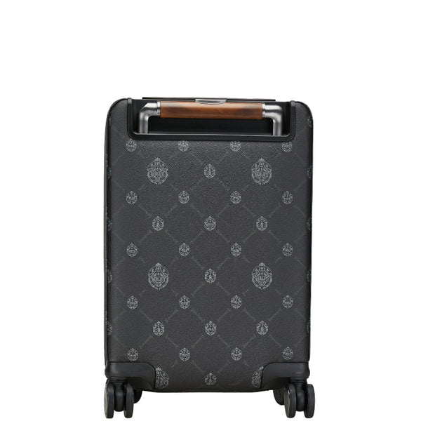 ベルルッティ ×グローブトロッター トランク キャリーバッグ ブラック PVC レザー レディース Berluti 【中古】