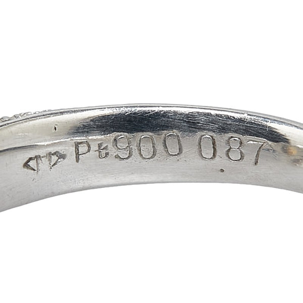 リング 指輪 Pt900 プラチナ ダイヤモンド レディース 【中古】