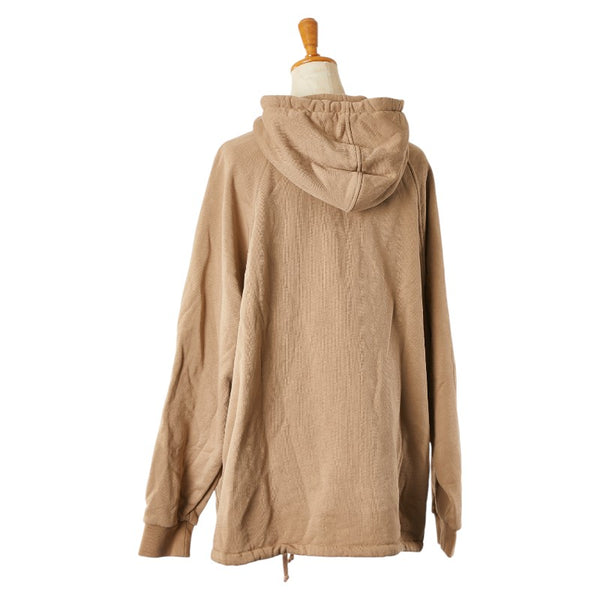 グッチ ウェブストライプ ハーフジップ パーカー サイズ:S 644656 ベージュ コットン メンズ GUCCI 【中古】