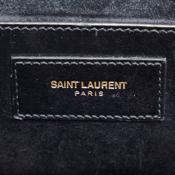 サンローラン クラシック ケイト タッセル チェーン ショルダーバッグ ブラック ゴールド レザー レディース SAINT LAURENT 【中古】