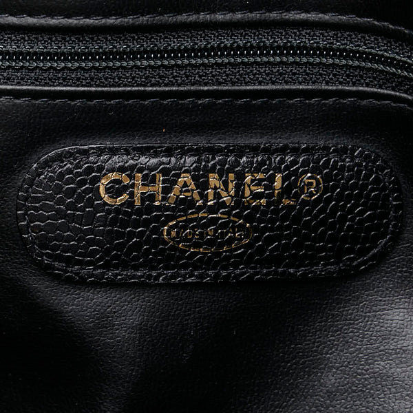 シャネル ココマーク ボストンバッグ トラベルバッグ ブラック ゴールド レザー レディース CHANEL 【中古】