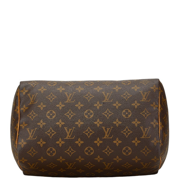 ルイ ヴィトン モノグラム スピーディ30 ハンドバッグ M41526 ブラウン PVC レザー レディース LOUIS VUITTON 【中古】