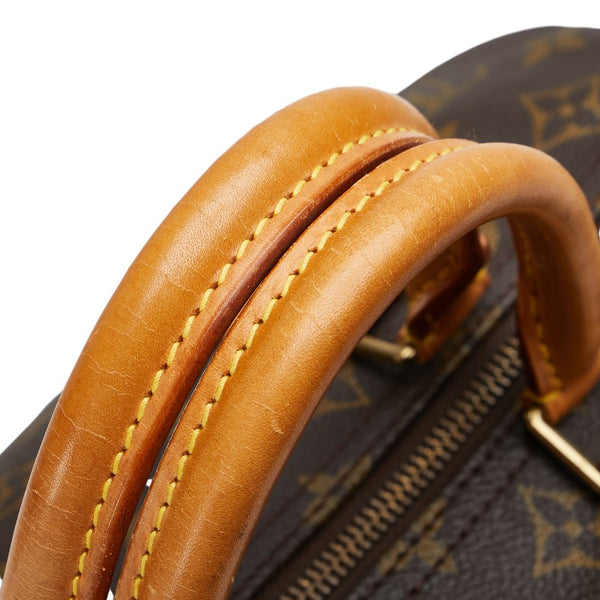 ルイ ヴィトン モノグラム スピーディ30 ハンドバッグ M41526 ブラウン PVC レザー レディース LOUIS VUITTON 【中古】