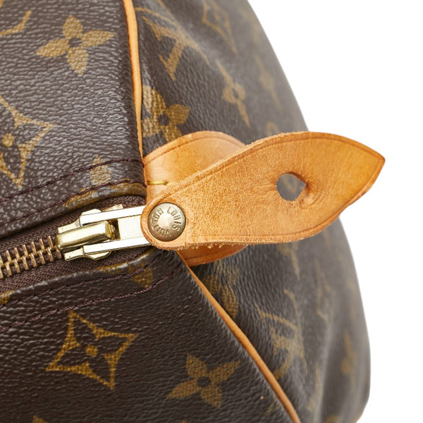 ルイ ヴィトン モノグラム スピーディ30 ハンドバッグ M41526 ブラウン PVC レザー レディース LOUIS VUITTON 【中古】