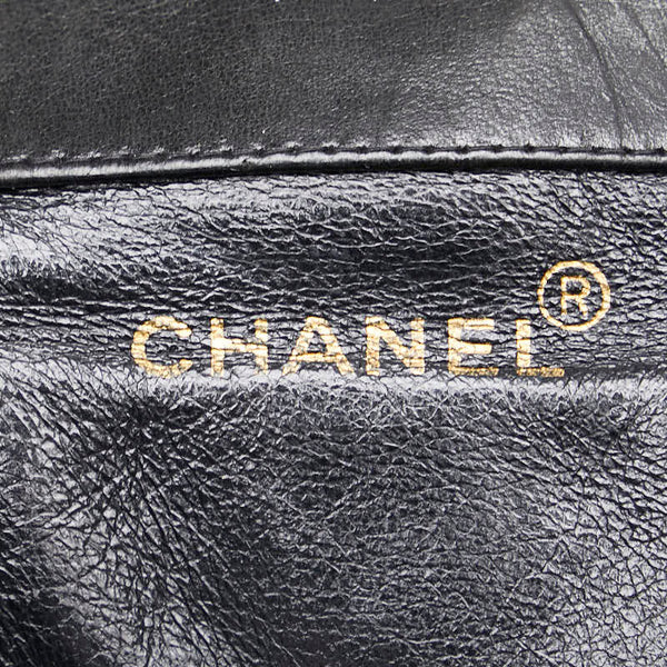 シャネル マトラッセ ココマーク チェーン リュック バックパック ブラック ラムスキン レディース CHANEL 【中古】