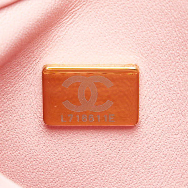 シャネル マトラッセ トレンディCC ハンドバッグ チェーン ショルダーバッグ 2WAY ピンク ラムスキン レディース CHANEL 【中古】