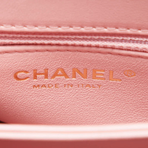 シャネル マトラッセ トレンディCC ハンドバッグ チェーン ショルダーバッグ 2WAY ピンク ラムスキン レディース CHANEL 【中古】