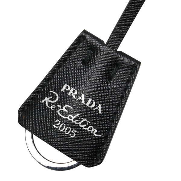 プラダ 三角ロゴプレート ハンドバッグ ショルダーバッグ 2WAY 1BH204 ブラック ナイロン レディース PRADA 【中古】