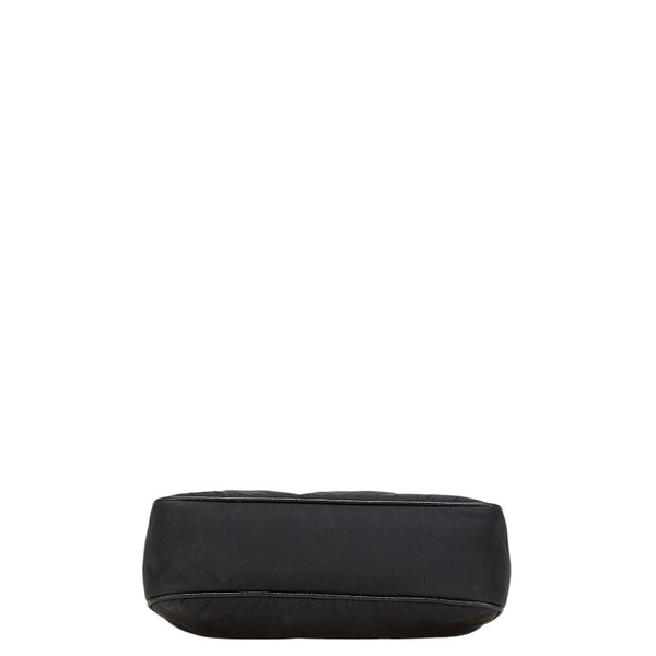 プラダ 三角ロゴプレート ハンドバッグ ショルダーバッグ 2WAY 1BH204 ブラック ナイロン レディース PRADA 【中古】