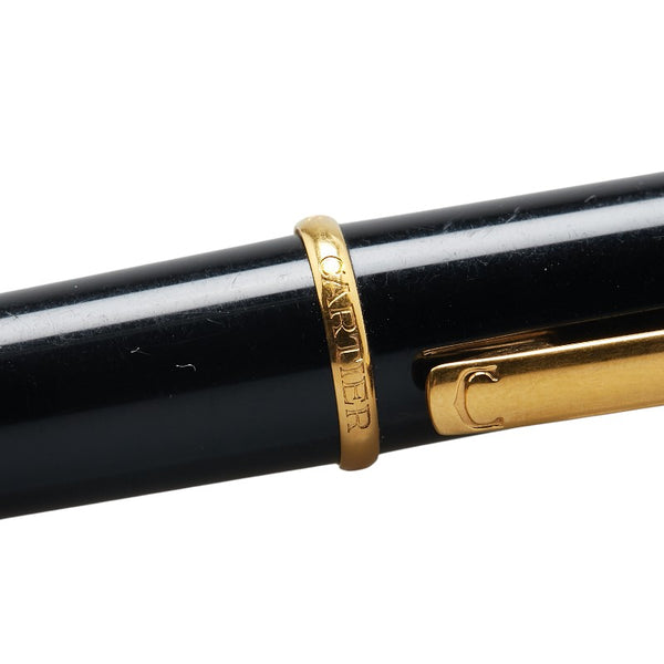 カルティエ ディアボロ ドゥ カルティエ ボールペン ブラック ゴールド プラスチック メッキ レディース CARTIER 【中古】