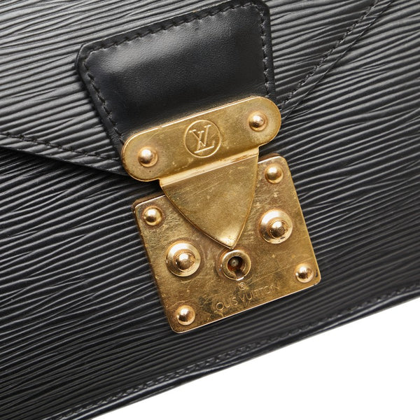 ルイ ヴィトン エピ セリエ ドラゴンヌ クラッチバッグ セカンドバッグ M52612 ノワール ブラック レザー メンズ LOUIS VUITTON 【中古】