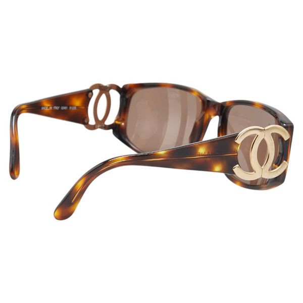 シャネル ココマーク サングラス 02461 91235 ブラウン プラスチック レディース CHANEL 【中古】