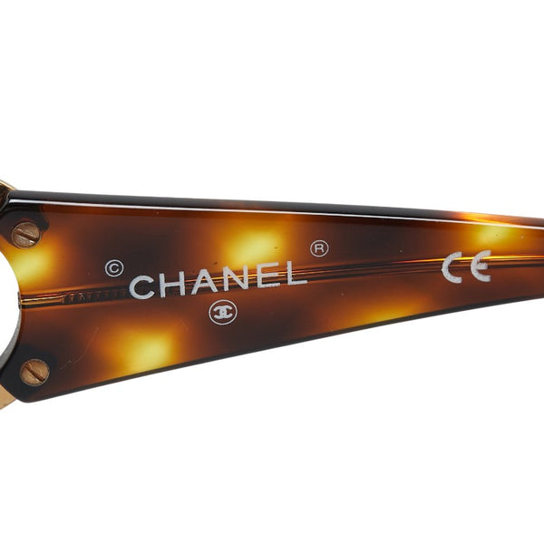 シャネル ココマーク サングラス 02461 91235 ブラウン プラスチック レディース CHANEL 【中古】