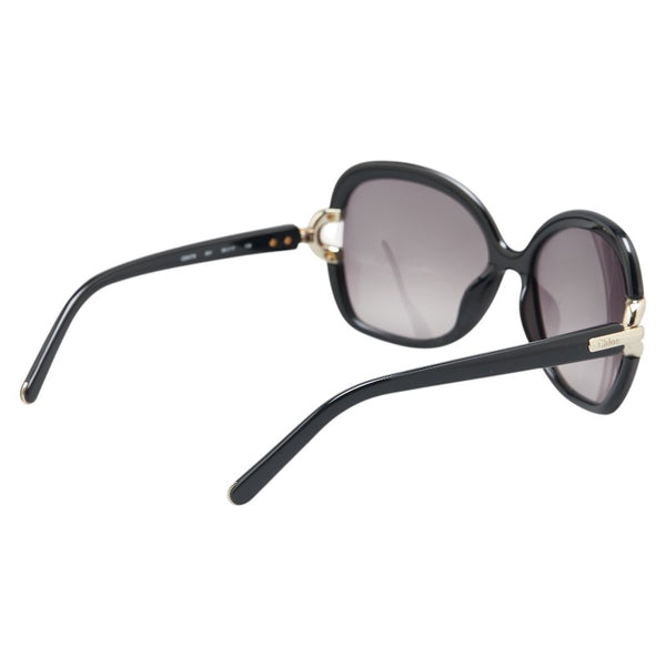 クロエ アジアンフィット サングラス CE637S ブラック プラスチック レディース Chloe 【中古】