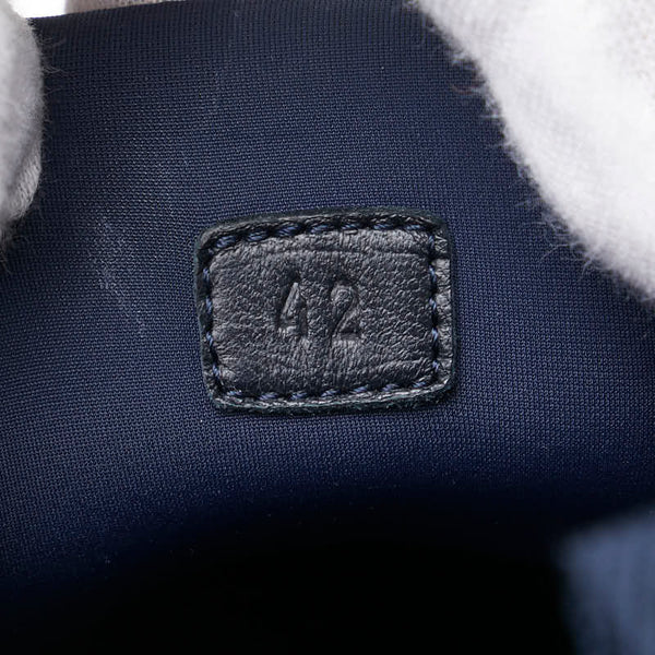 エルメス バウンシング Hロゴ スニーカー サイズ:42 ネイビー ナイロン スエード メンズ HERMES 【中古】