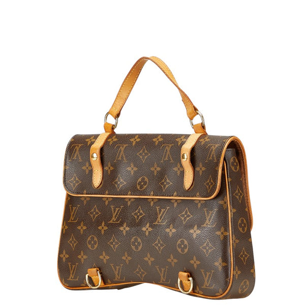 ルイ ヴィトン モノグラム マレルサックアド リュック バックパック M51158 ブラウン PVC レザー レディース LOUIS VUITTON 【中古】