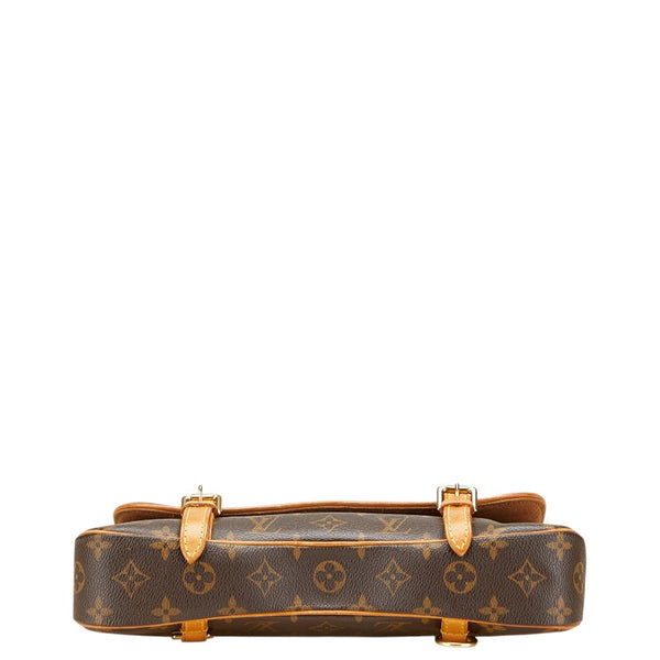ルイ ヴィトン モノグラム マレルサックアド リュック バックパック M51158 ブラウン PVC レザー レディース LOUIS VUITTON 【中古】