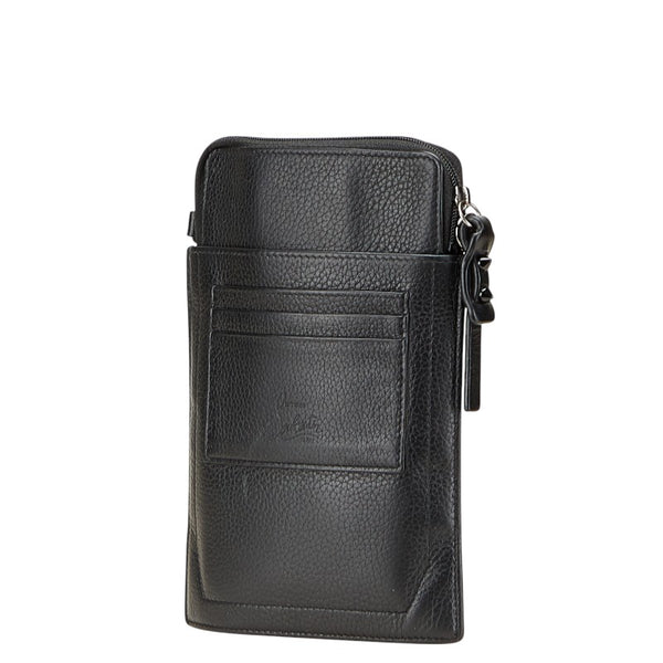 クリスチャンルブタン スタッズ ショルダーバッグ ブラック レッド レザー レディース Christian Louboutin 【中古】