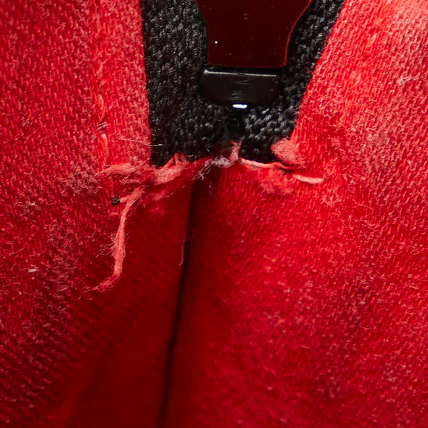 クリスチャンルブタン スタッズ ショルダーバッグ ブラック レッド レザー レディース Christian Louboutin 【中古】