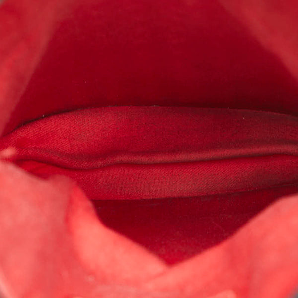 クリスチャンルブタン スタッズ ショルダーバッグ ブラック レッド レザー レディース Christian Louboutin 【中古】