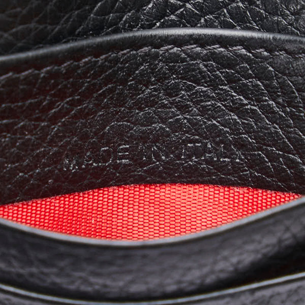 クリスチャンルブタン スタッズ ショルダーバッグ ブラック レッド レザー レディース Christian Louboutin 【中古】