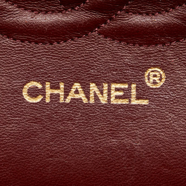 シャネル マトラッセ ココマーク チェーン ショルダーバッグ ブラック ラムスキン レディース CHANEL 【中古】