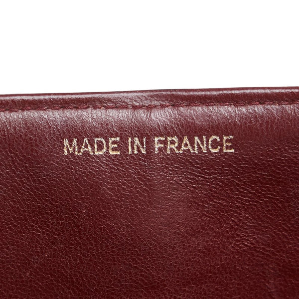 シャネル マトラッセ ココマーク チェーン ショルダーバッグ ブラック ラムスキン レディース CHANEL 【中古】